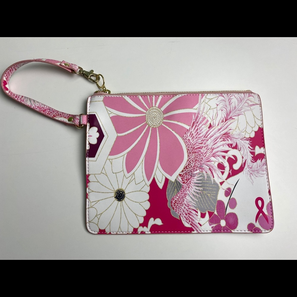 breast cancer awareness wristlet